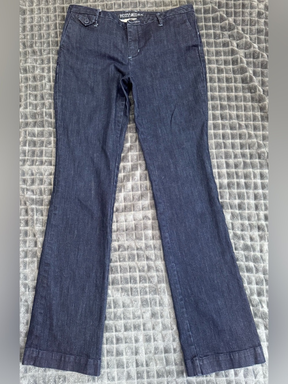 ❤️ BANANA REPUBLIC 10L Women's Dark Blue Bootcut Jeans Modern Long Tall Fit (B7)